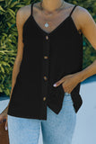 Button Front Casual Camisole for Women