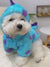 1pc Cozy Velvet Dinosaur Dog Jumpsuit for Warmth in Autumn and Winter