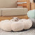1pc Warm Plush Flower Pet Cat Bed Soft Flower Cat Cushion Mat Autumn And Winter Cat Bed Pet Supplies