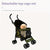 Lightweight  Foldable Pet Stroller The Perfect Travel Companion For Your Small Dog Or Cat