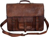 Leather Messenger Computer Bag for Men and Women (18 INCH)