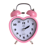 Tick-Free Heart Shape Alarm Clock