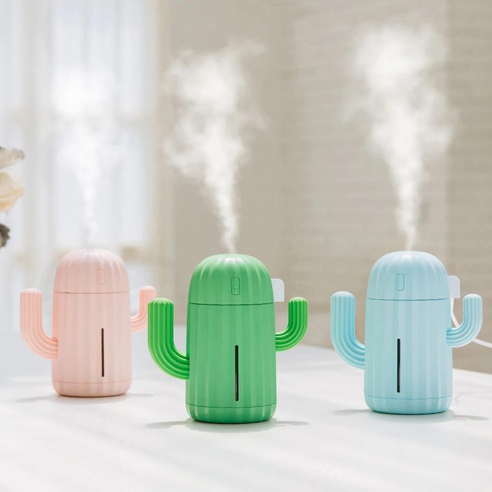 Mini Cactus LED USB Humidifier - Kevous