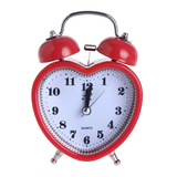 Tick-Free Heart Shape Alarm Clock