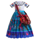 Seindeal Mirabelle Fancy Dress Costume Girl's for Party with Bag & Hairpiece Princess Dress Halloween 2-15Years