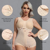 Fajas Colombianas Tummy Tuck Compression Garment for Women Waist Trainer Postpartum Shapewear