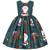 Seindeal Toddler Girls Christmas Dresses Tutu Fancy Sleeveless for Festival Party Princess Costumes Gown 2-10Years 2022