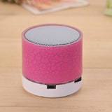 Bluetooth Mini Speaker Wireless Speaker Colorful LED TF Card USB Subwoofer Portable MP3 Music Sound Column For PC Phone