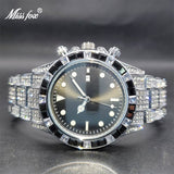 Luxury Classic Design Black Diamond Iced Out Watch