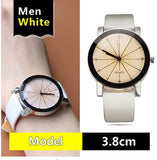 2019 new Men's Quartz Relogio Masculinos Dial Glass Watch