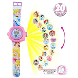 Princess Elsa Children Watches Girls Rubber Digital 3D Projection Mickey Watch Kids Clock Boys Wristwatches Gift Dropshipping