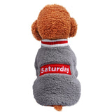 Fashion Pet Dogs Clothes Warm Coats with Beautiful Embroidery for Winter and Autumn