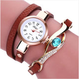 New Fashion Eye Gemstone Luxury Bracelet Watch