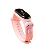 Cute Cartoon LED Children Watches Bracelet Girls Silicone Strap Sport Digital Women Kids Watch with date Clock Gift reloj infant