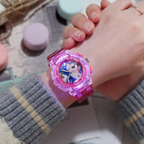 Frozen 2 Princess Elsa Kids Watches for Girls Disney Sophia Flash Light Children Watch with Light Clock Student reloj infantil