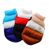 Winter Warm Pet Dog Down Jacket Windproof Dog Clothes For Small Medium Dogs Puppy French Bulldog Coat Chihuahua Vest Pug Outfits