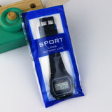 ファッションスポーツ子供用腕時計超軽量ラバーストラップティーン LED デジタル腕時計日付付きガールズ腕時計ユニセックス時計