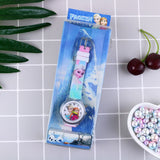 Cartoon Disney Frozen Kids Watches For Girls Silicone Strap Princess Elsa Children Watches with Box Clock reloj infantil