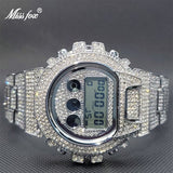 Full Iced G Hip Hop Style Multifunction Shock Electronics Watch
