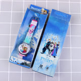 Cartoon Disney Frozen Kids Watches For Girls Silicone Strap Princess Elsa Children Watches with Box Clock reloj infantil