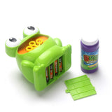 Hot Cute Funny Frog Automatic Bubble Machine Blower Maker Party Summer Outdoor Toy for Kids Wholesale And Drop Shipping