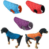Winter Dog Jacket Vest Dual Use Pet Coat Warm Clothes For Dogs Outdoor Outfit