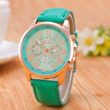 Luxury Brand Leather Quartz Watch