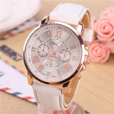 Luxury Brand Leather Quartz Watch