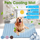 Cooling Pad Mat For Dogs Cat Blanket Sofa Breathable Pet Dog Bed Summer Washable