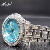 Ice out Watch for Couple Luxury Brand Diamond Watch