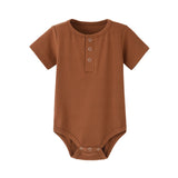 Knit Romper Pajamas: Ribbed Jumpsuit for Baby Boys and Girls