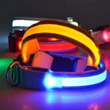 Luminous Led Dog Collar Anti-Lost/ Car Accident Avoid Collar for Dogs Puppies