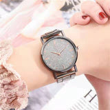 2020 New Fashion women Starry Sky Stainless Steel Quartz watch