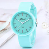 2021 New simple silicone Casual Quartz Watch