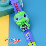 Super Hero Telescopic Deformation Toy Children's Watch Boys Silicone LED Kids Watches Student Gift Clock Montre Enfant