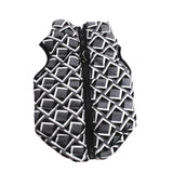 Cotton Clothes For Small Dogs Star Print Winter Dog Jacket With Rings Chihuahua Vest Pet Pug
