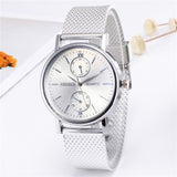 Casual  blue glass eyes soft fashion neutral watches