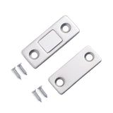 NAIERDI 2pcs/Set Magnetic Cabinet Catches Magnet Door Stops Hidden Door Closer With Screw For Closet Cupboard Furniture Hardware