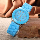 2021 New simple silicone Casual Quartz Watch