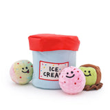 Ice Cream Plush Dog Toy