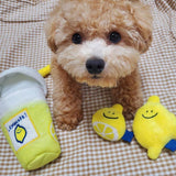 Lemonade Plush Dog Toy