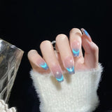 Blue Moon Light Press On Nails