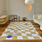 Retro Checkered Rug