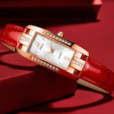 Classic Casual Quartz Leather Strap Ladies Wrist Watch