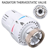 Plumbing 230V Thermostatic Head Heater Control Thermostats Head Heating Valves Durable Accessories For Heating System FU