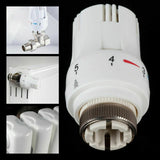 Plumbing 230V Thermostatic Head Heater Control Thermostats Head Heating Valves Durable Accessories For Heating System FU