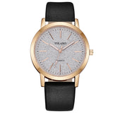 Elegant Women Luxurious Casual Quartz Leather Band Watch