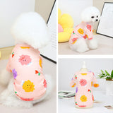 Pet Dog Clothes for Small Dogs Cute Print Dog Vest