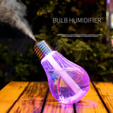 Colorful Light Bulb Humidifier Car Atomization Water Distributor Mini USB Humidifier Household Ambience Light