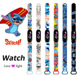 Disney Cute Stitch Children Watches for Girls Sport Bracelet LED Women Watch Kids Electronic Digital Clock montre enfant